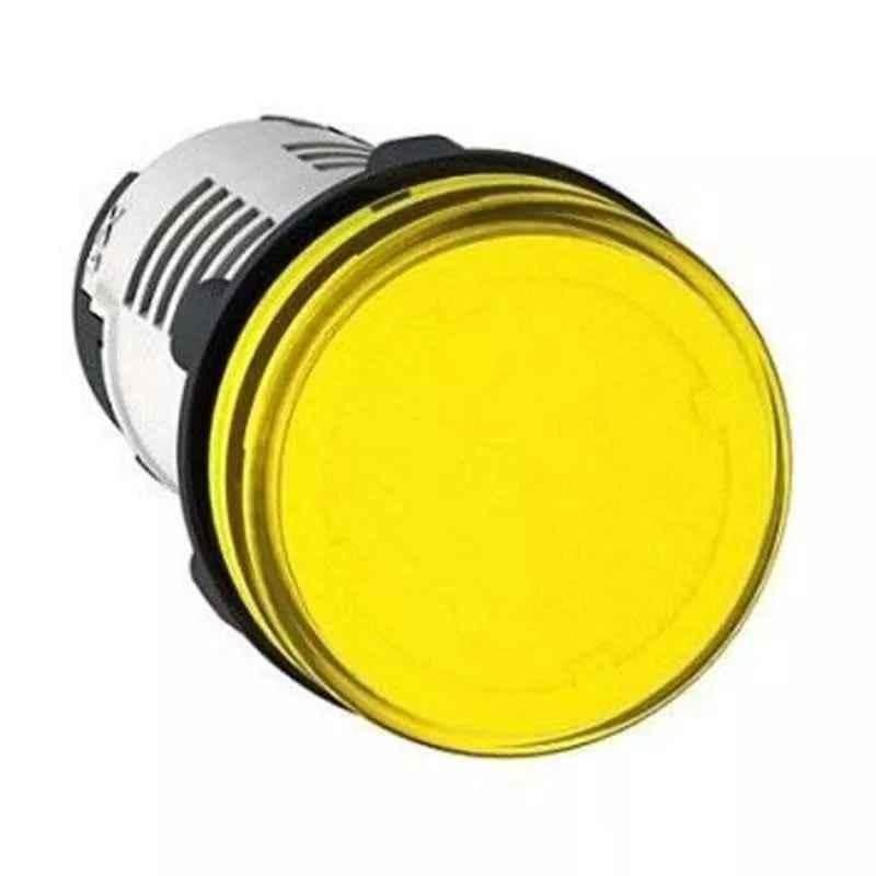 Schneider Electric 22mm LED Yellow Pilot Light, XB7EV05BPN