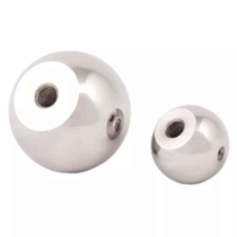 RS Pro M4 Silver Ball Clamping Knob, 1443622