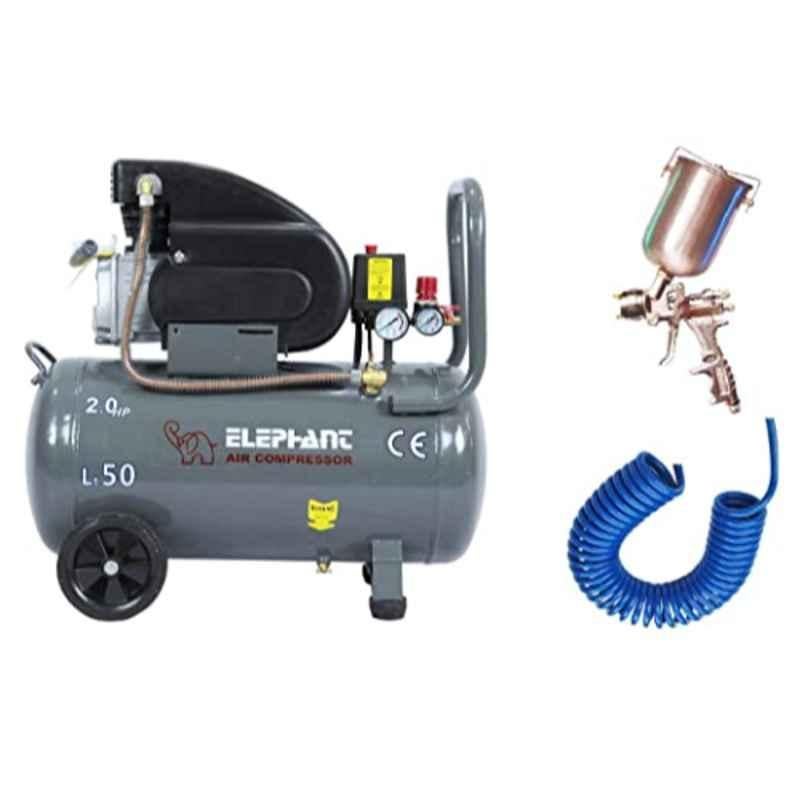 Elephant 2HP 50L Oil Free Air Compressor Set, AC50C-PR-01