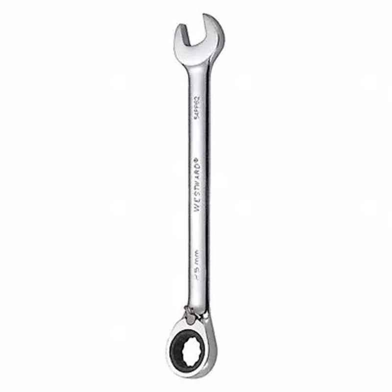 Westward 13 inch Alloy Steel Chrome Ratchet Wrench, 54PP62