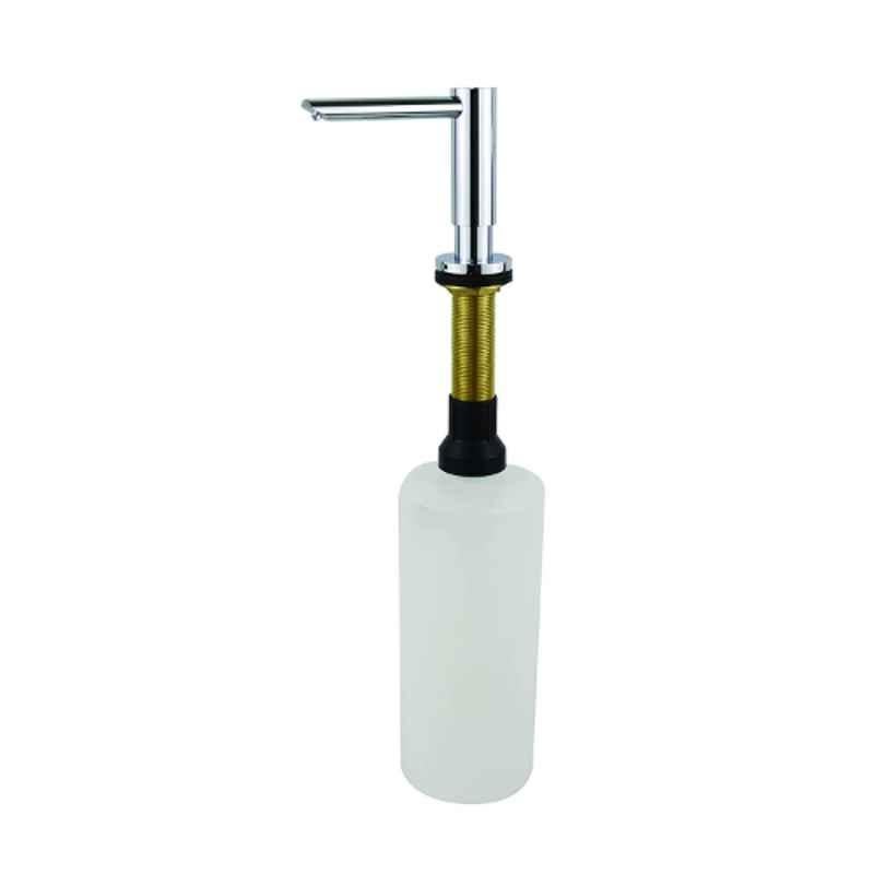 Dolphy 1000ml Stainless Steel Counter Top Soap Dispenser for Kitchen & Bathroom Sink, DSDR0126