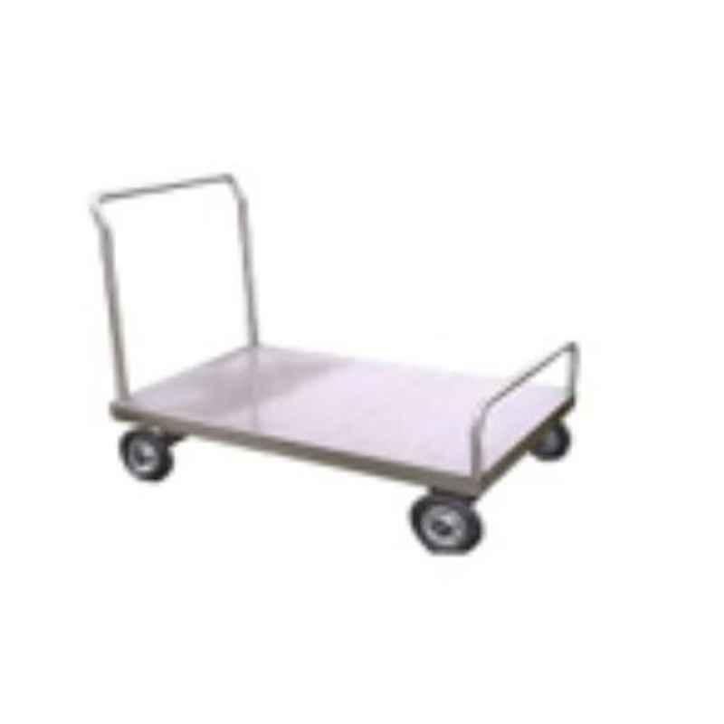 Suwas 500kg 80x60x16cm Steel Platform Trolley, SU-PT-007