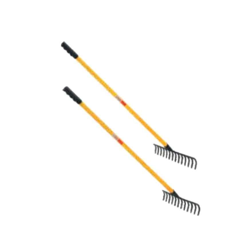Falcon FRWH-08 Premium Garden Rake with Steel Handle