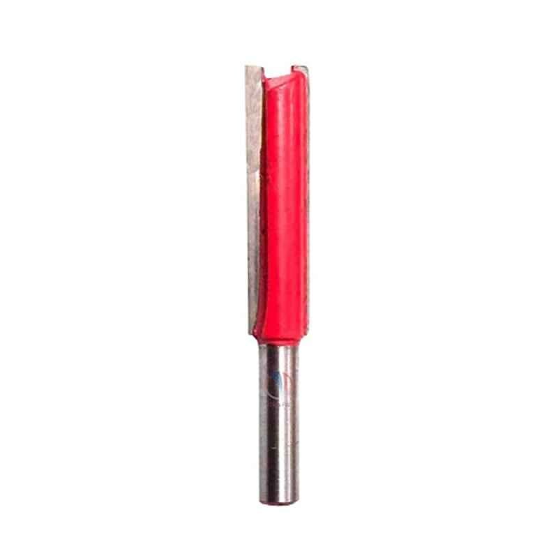 ISC 8mm Carbide Shank Double Blade Straight Router Wood Working Bit, 9505-L