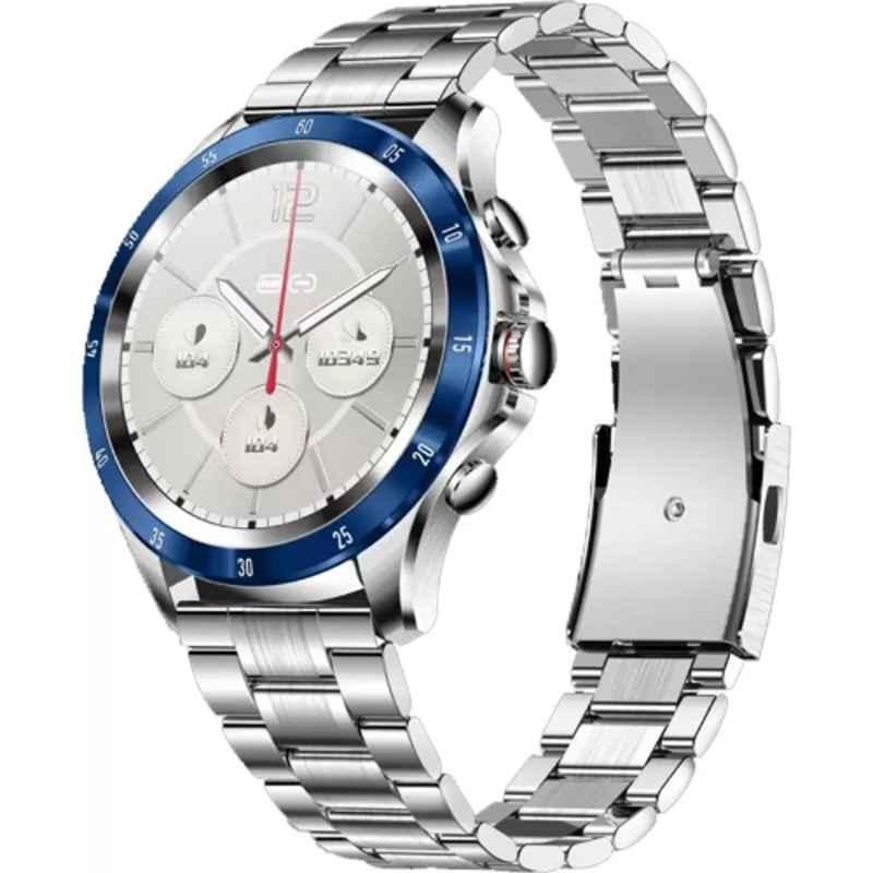 Gizmore GizFit Glow Luxe 1.32 inch Touchscreen Sleek Silver BT Calling Smartwatch