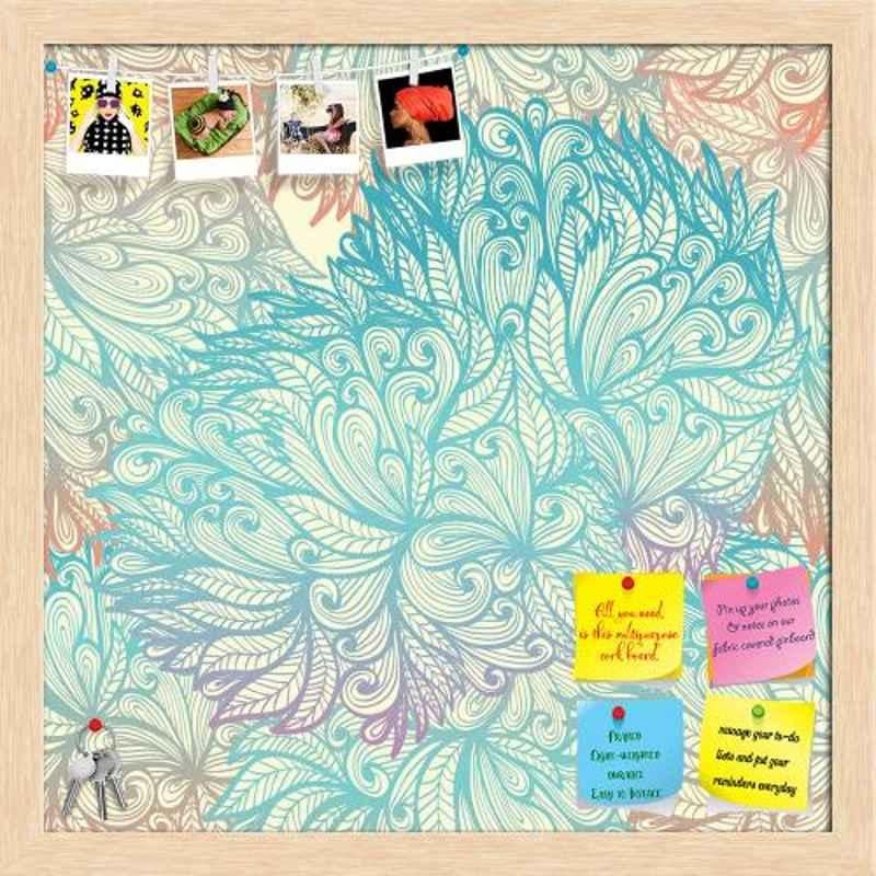 ArtzFolio 30.5x30.5x1cm Natural Brown Printed Bulletin Notice Pin Soft Board, AZSAO24114341BLB_FR_L_01_NB