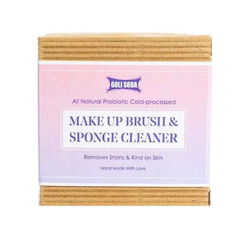 Goli Soda All Natural Probiotics Make Up Brush & 90g Sponge Cleaner Combo, GSMCS001