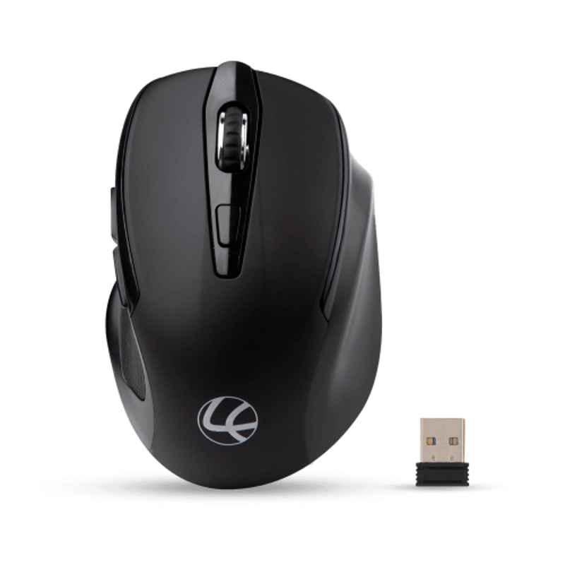 Lapcare Goodie 6 Button 1600DPI Black Wireless Mouse, LKWEBL6930