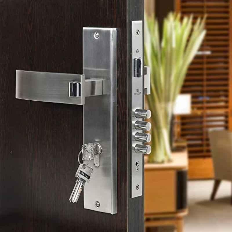 Voltizi Vespa 10 inch Stainless Steel 304 Matt Finish CY Plate Mortise Door Lock Handle Set