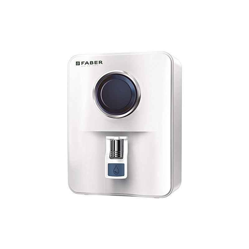 Faber 9 Litres U-WA RO + UV + Mineral White Colour Addition Technology Water Purifier