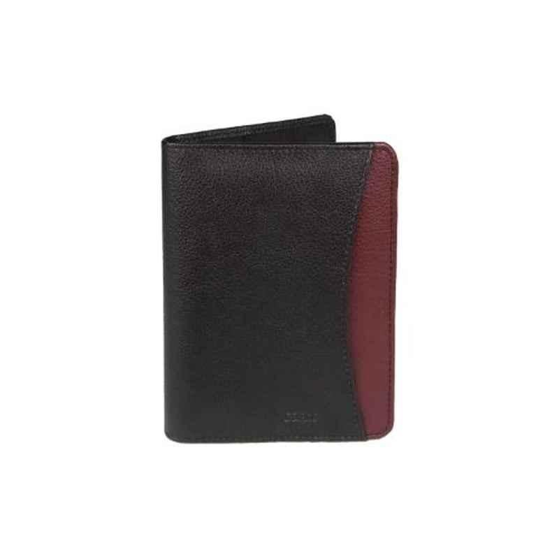 Elan 10.5x1x13.5cm 3 Slots Black Passport Wallet, EFTW-5141-BL