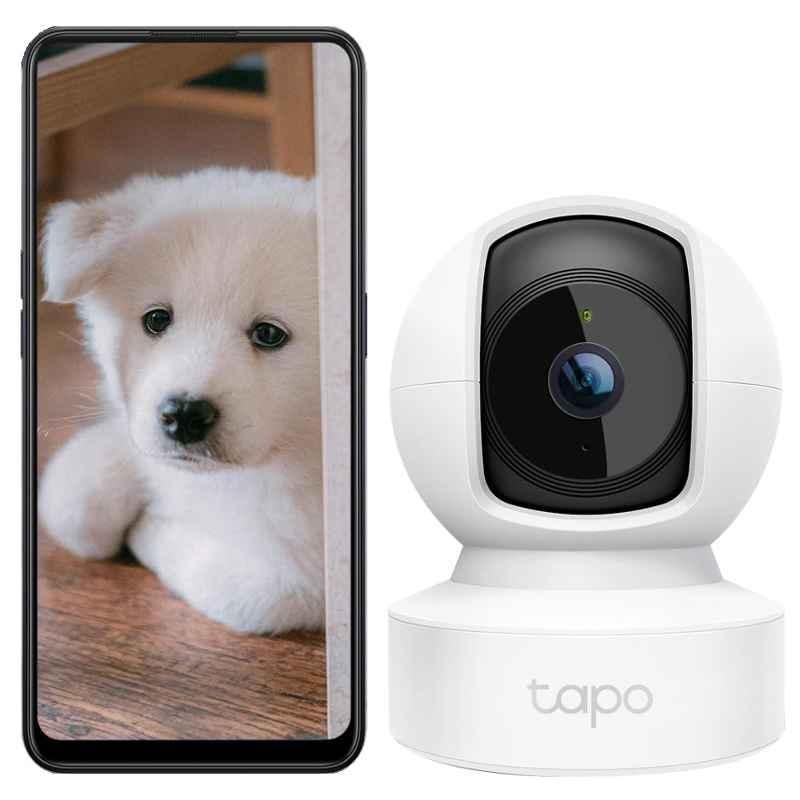 TP-Link Tapo C212 3MP 2K PT Indoor Smart Wi-Fi Camera with Motion Detect & Tracking, 2 Way Audio, 512GB SD Storag & Work with Alexa & Google Home