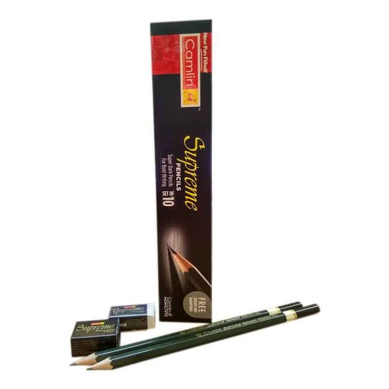 Camlin 10 Pcs Supreme Pencil Set, 7085009