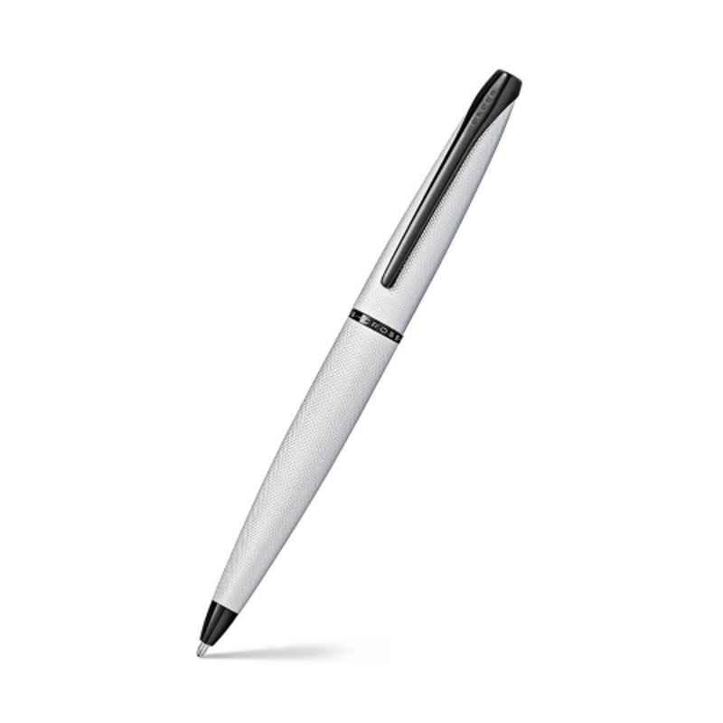Cross ATX  Black Ink Brushed Chrome Finish Ballpoint Pen, 882-43
