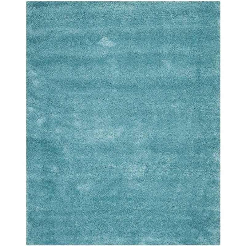 Carpetify 3x5ft Sky Blue Shaggy Fur Faux Carpet Rug For Bedroom, 0808YP0DT6A