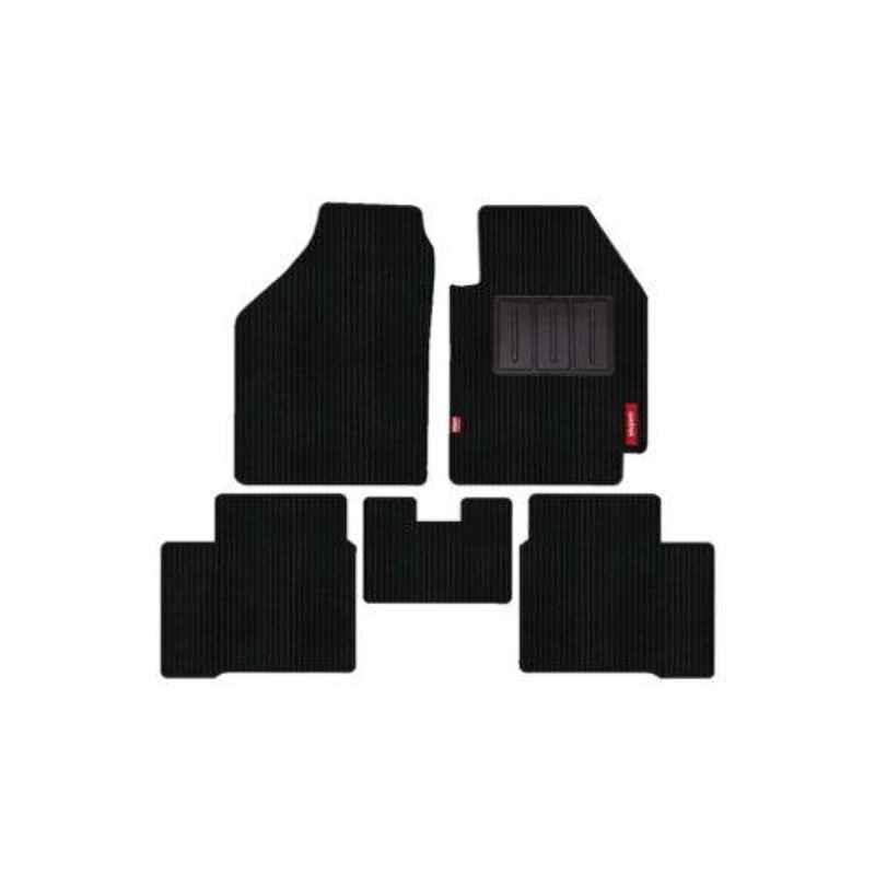 Elegant Cord Black Carpet Car Mat Compatible with Hyundai Creta (2015-2019)