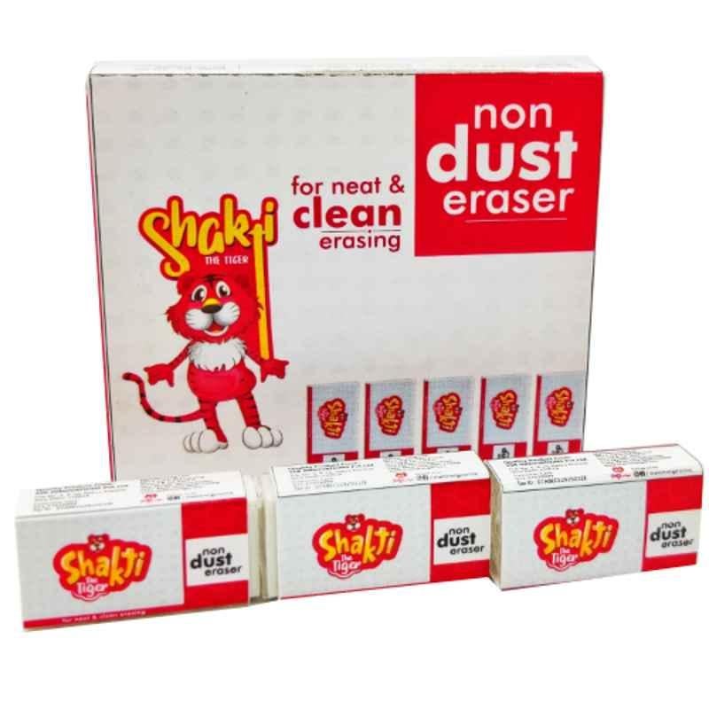 Shakti Dust Free Soft & Smooth Eraser, SERA0200 (Pack of 300)