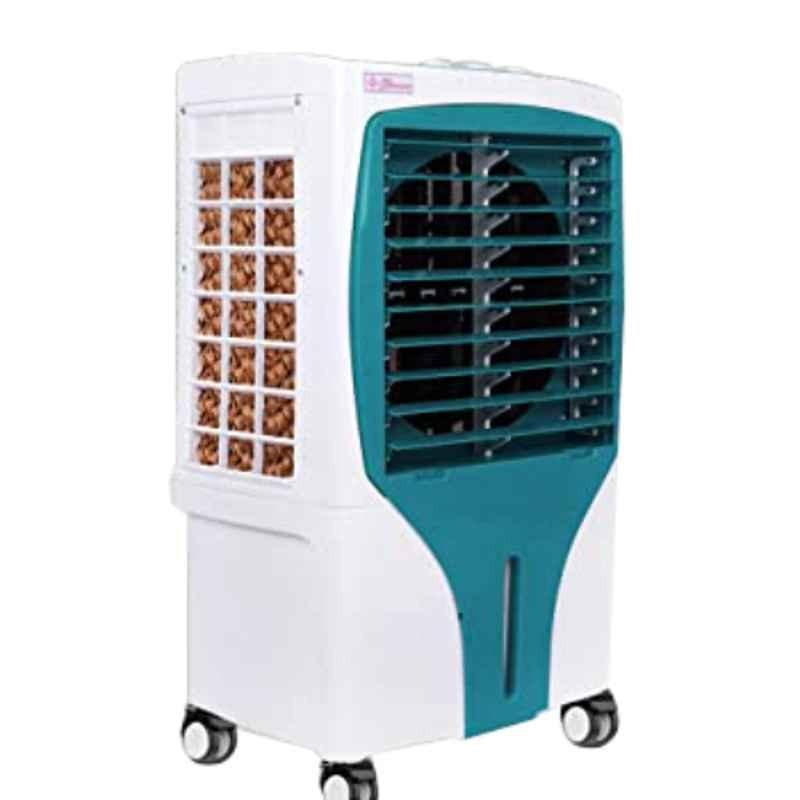 Casa Copenhagen 36L 165W Plastic White & Teal Personal Air Cooler, BL3503