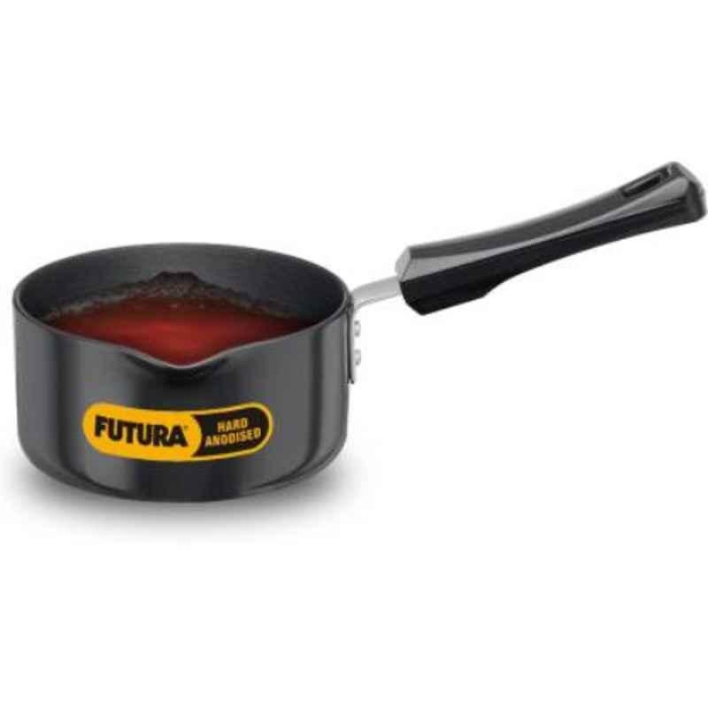 Hawkins Futura 1L 14cm Hard Anodised Ezee Pour Saucepan, AS 10