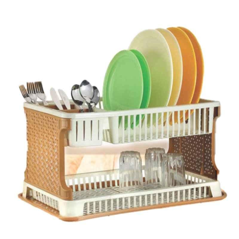 DeoDap Multipurpose Kitchen Organizer Rack with Water Storing Tray, 2266