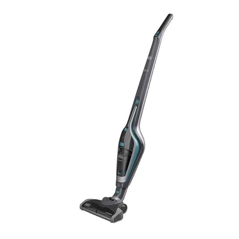 Black+Decker 2.5kg Grey & Blue Cordless Stick Vacuum, SVA420B