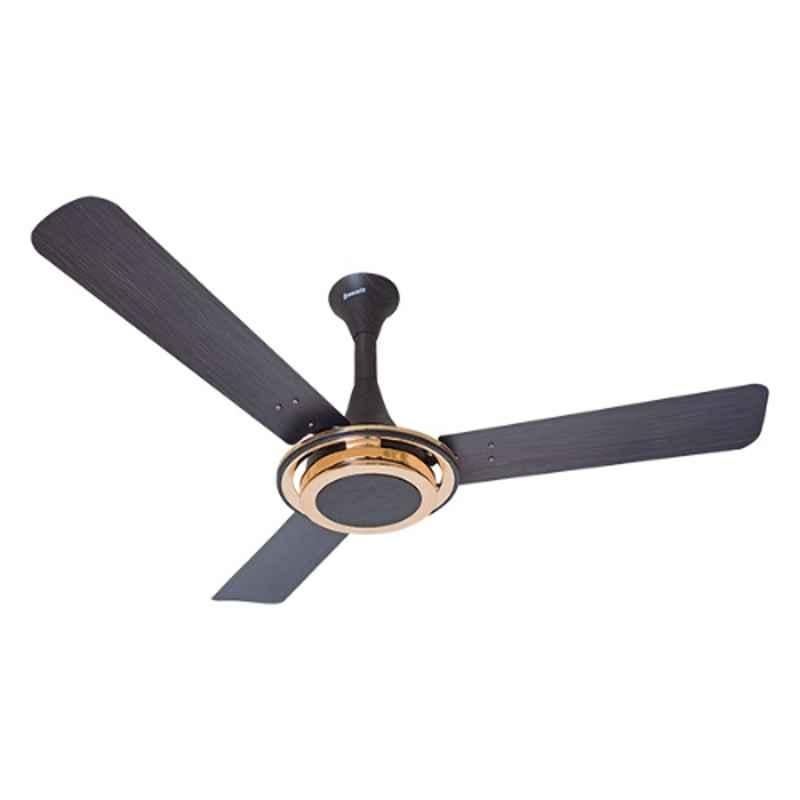 Breezalit Tornado 55W Walnut Wood Designer Ceiling Fan, BZ041, Sweep: 1200 mm