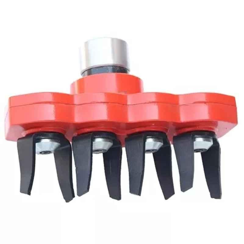 Shwarya 9 inch Vertical & Spike Tiller Attachment for Brush Cutter, 790799