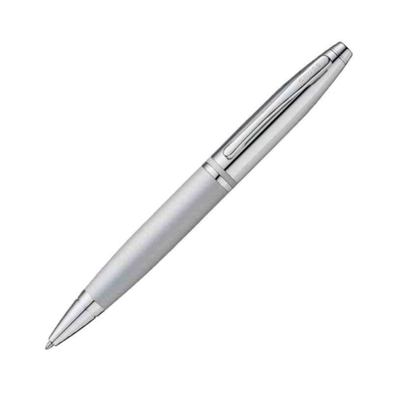Cross Calais Black Ink Satin & Chrome Finish Ballpoint Pen with 1 Pc Black xxlarge Refill Set, AT0112-4