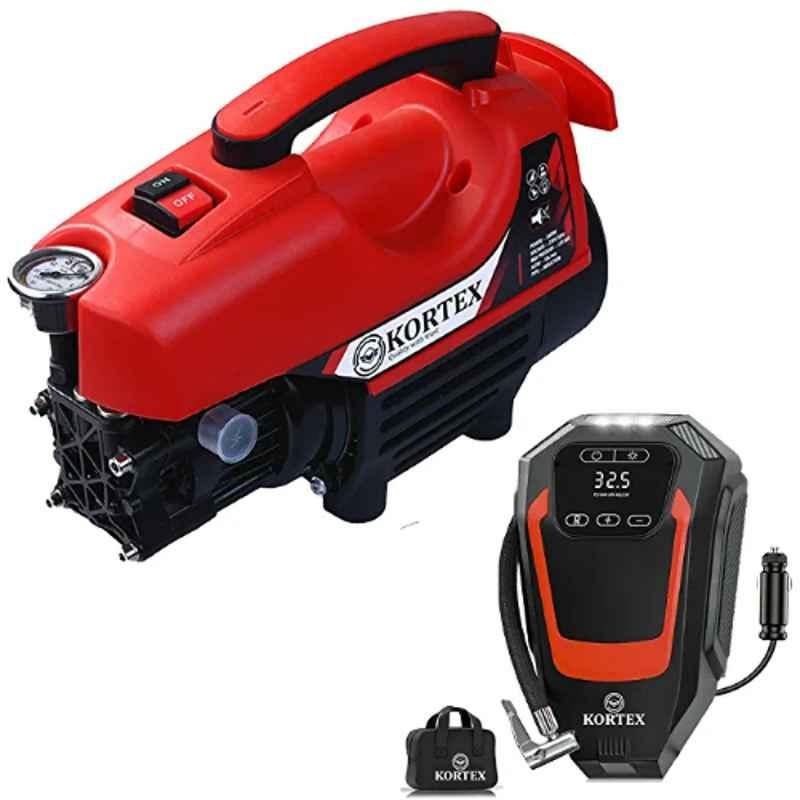 Kortex R5 1800W 130bar High Pressure Car Washer & TI-RG50 Car Tyre Inflator Combo