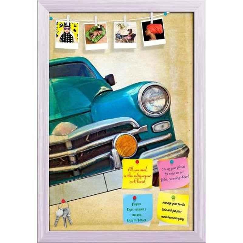 ArtzFolio 40.6x60.2x1cm White Printed Bulletin Notice Pin Soft Board, AZSAO10690974BLB_FR_L_02_WH