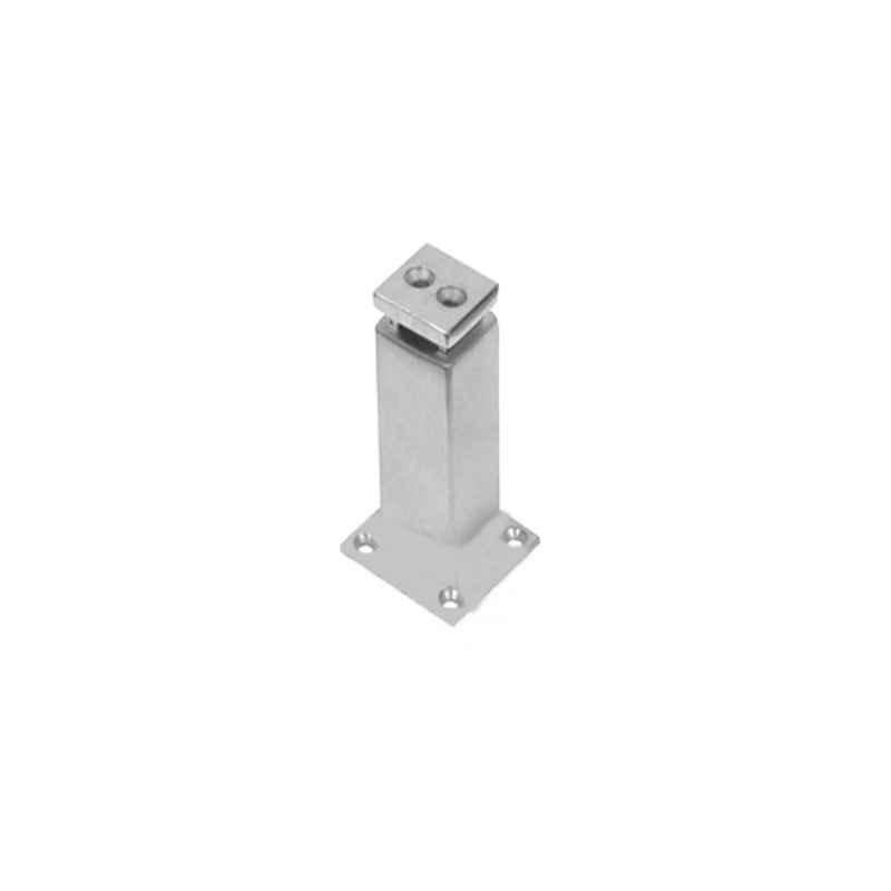Smart Shophar 3 inch Stainless Steel Silver Square Door Magnet, SHA40DM-SQUA-SL03-P1 (Pack of 4)