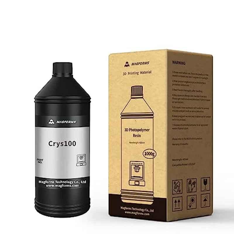 Magforms Crys100 1kg Green 3D Photopolymer Resin for LCD/DLP 3D Printers