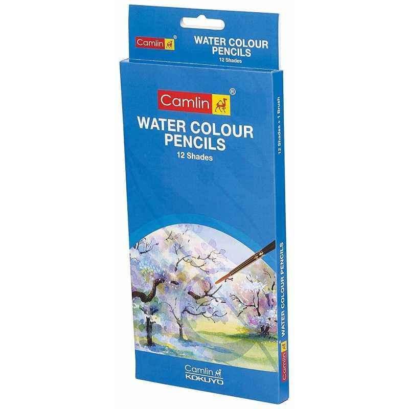 Camlin 12 Shades Water Color Pencil Set, 4294573 (Pack of 5)