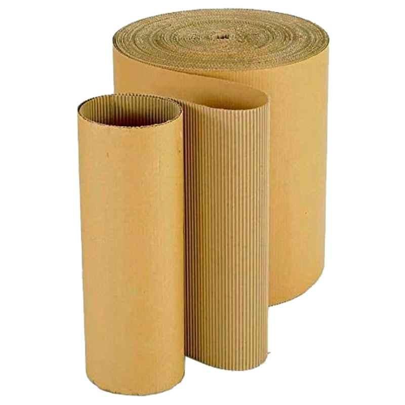 Veeshna Polypack 3m 15 inch Brown Packaging Corrugated Roll, EZHCS001