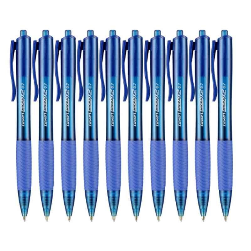 Luxor Micra 0.7mm Blue Plastic Ball Pen, 1903 (Pack of 1000)