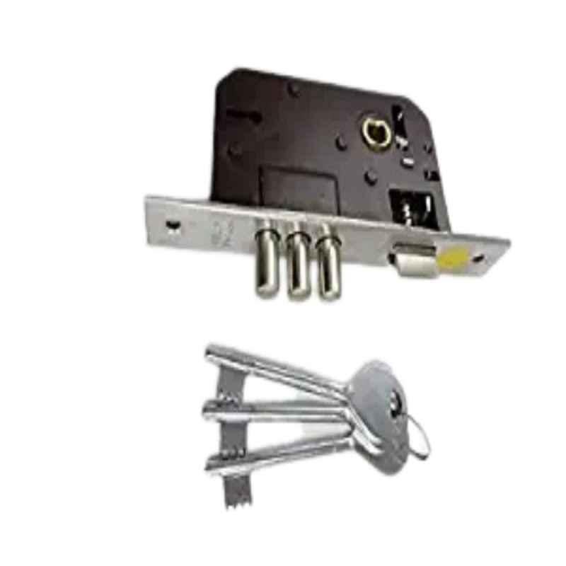 Onmax 65mm Three Bullets Mortise Lock Body with 3 CP Keys & 6 Levers, BML6
