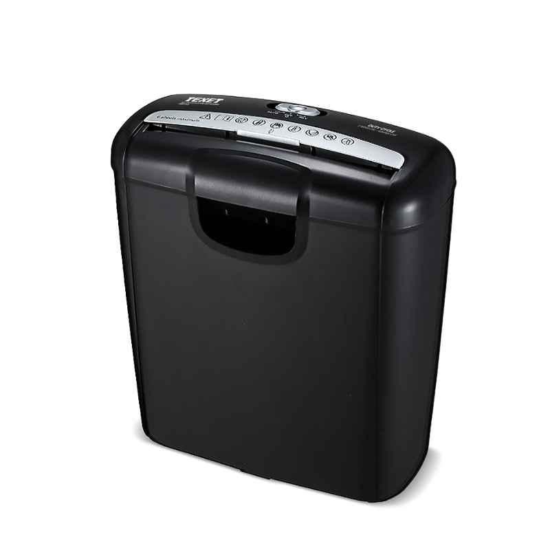 Texet PS-SC1EX Black Electric Heat Protection Auto Start & Stop A4 Desktop Paper Shredder
