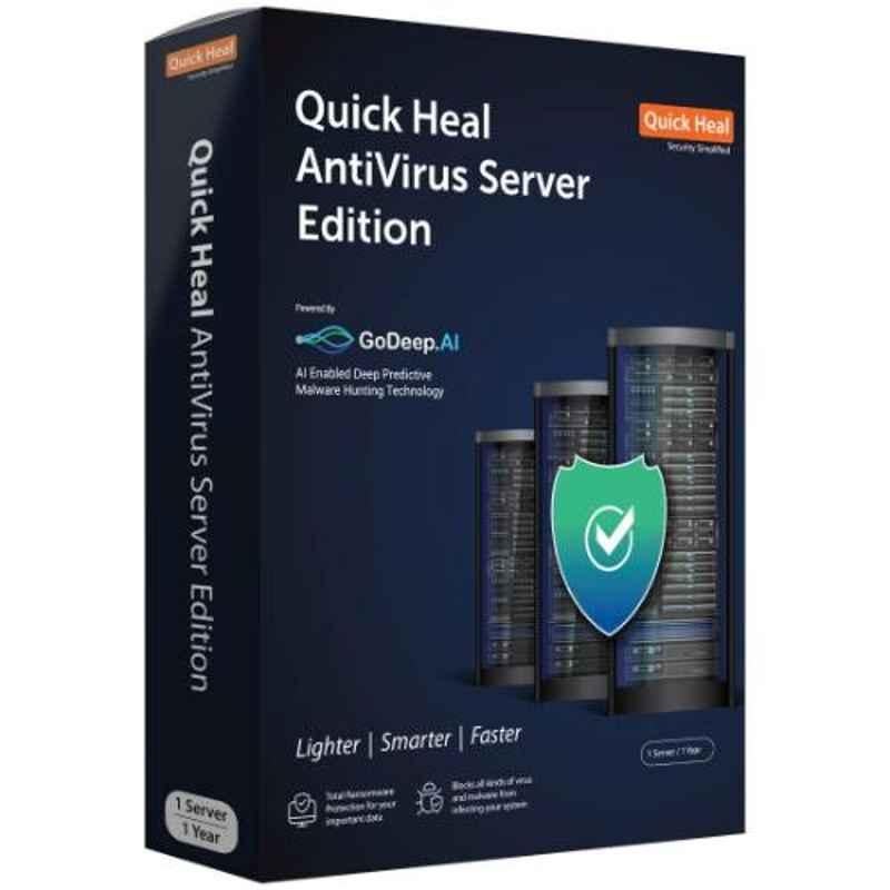 Quick Heal Antivirus Server-Edition 1 User 1 Year with DVD