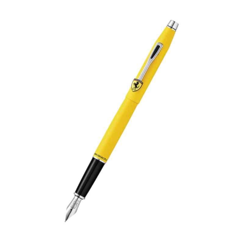 Cross Classic Century Black Ink Ferrari Design Fountain Pen with 2 Pc Black Cartridges Set, FR0086-118MS