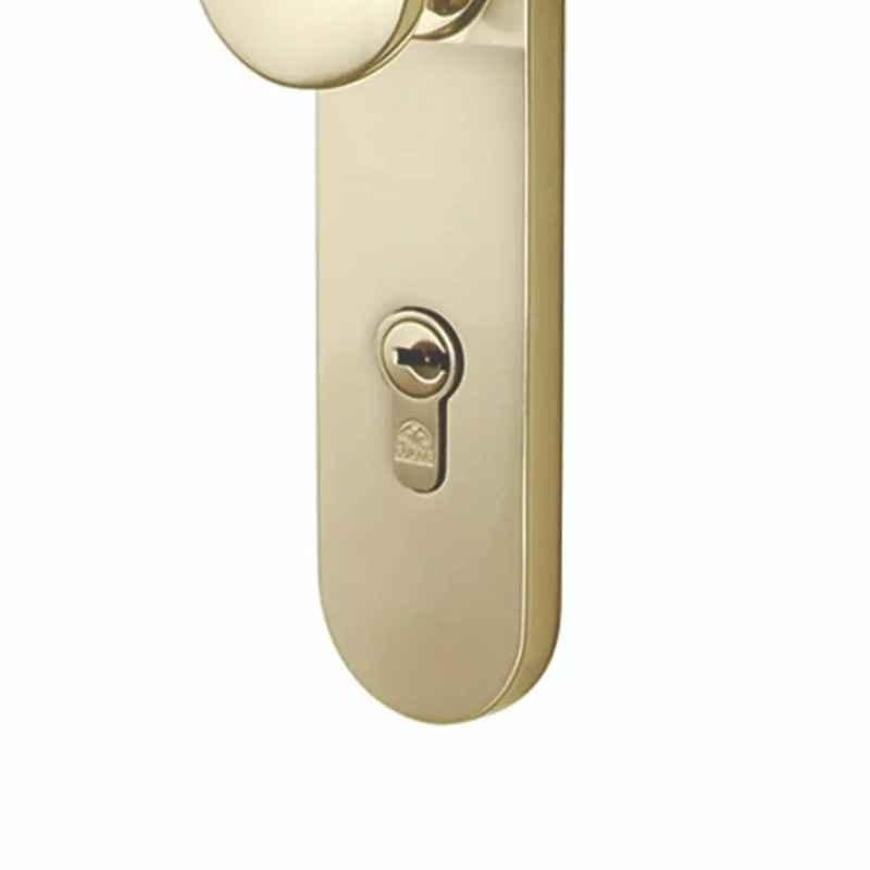Bonus G5 Reflex 75mm Brass Brush Brass Finish Pearl Mortice Lock Set, Door Thickness: 30-53 mm