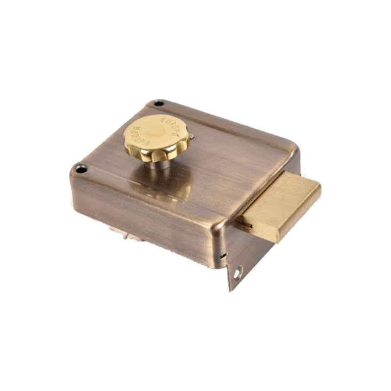 Europa 14 Pin Antique Brass Night Latch Main Door Lock, 8110