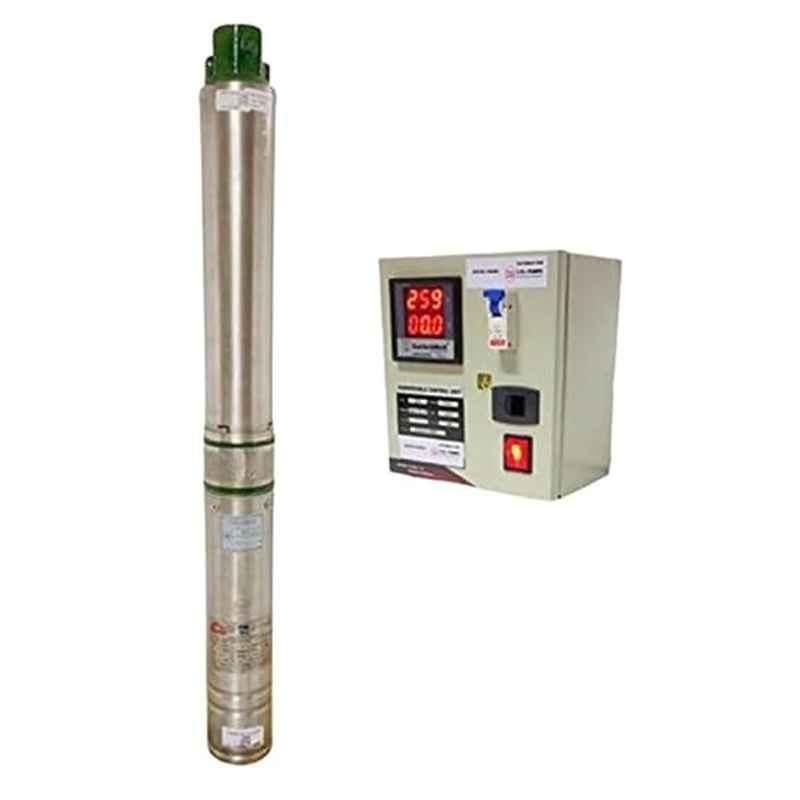 CRI 1HP 10 Stage Single Phase Submersible Pump with Digital Control Starter