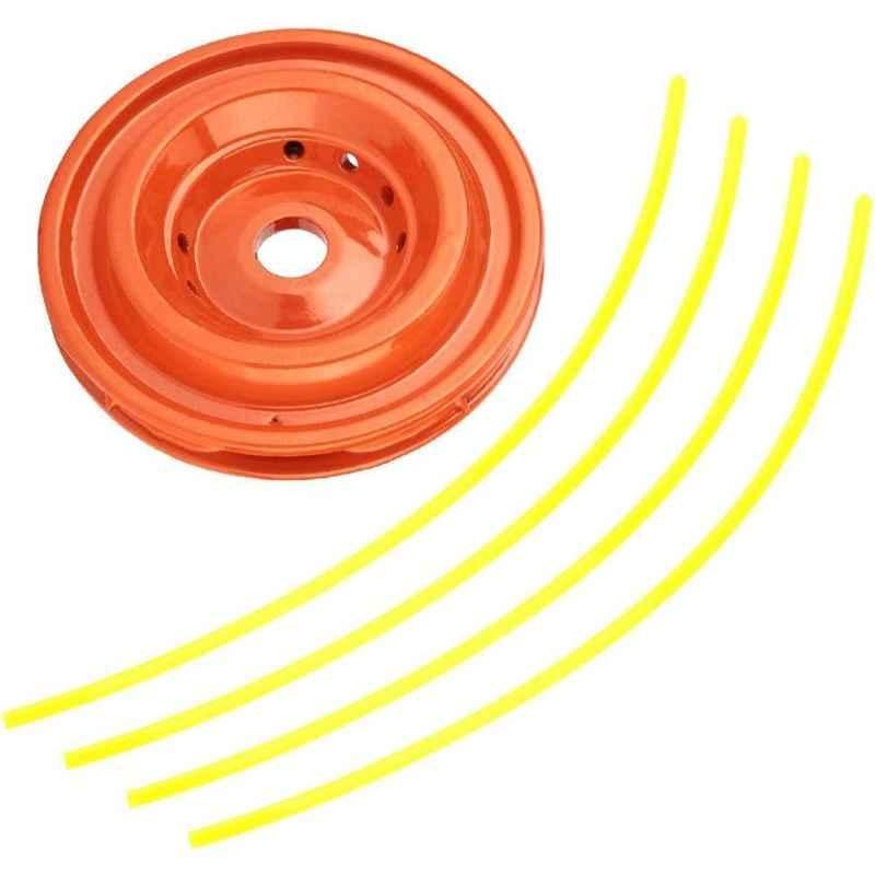 Farmo Tools 16mm Carbon Steel Trimmer Head with 4 Lines for Brush Cutter, GTSNEA0008