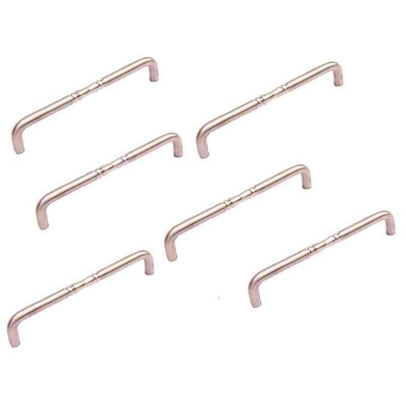 Smart Shophar 8 inch Stainless Steel Silver Jumbo Cabinet Handle, SHA40CH-JUMB-SL08-P6 (Pack of 6)