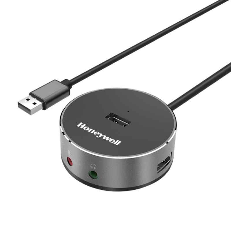 Honeywell Momentum Black 6 Port Hub with Audio, HC000006/LAP/PH/6U