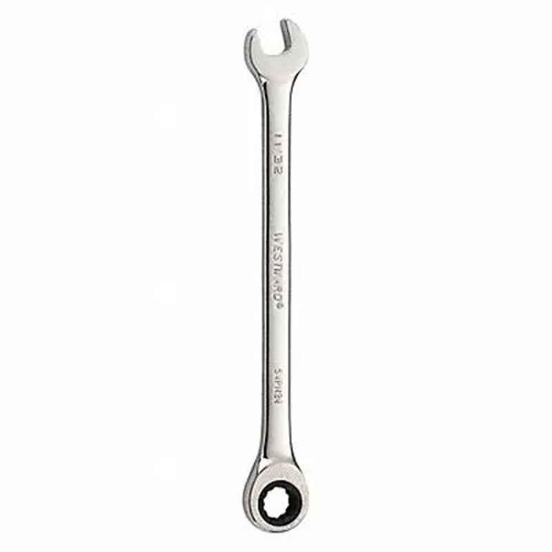 Westward 5-7/8 inch Alloy Steel Chrome Ratchet Wrench, 54PN24
