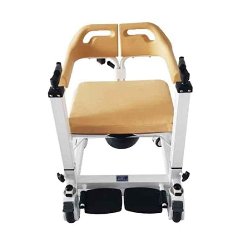 Karma 110kg Mild Steel Health Care Patient Transfer Chair With Hydraulic Height Adjustment