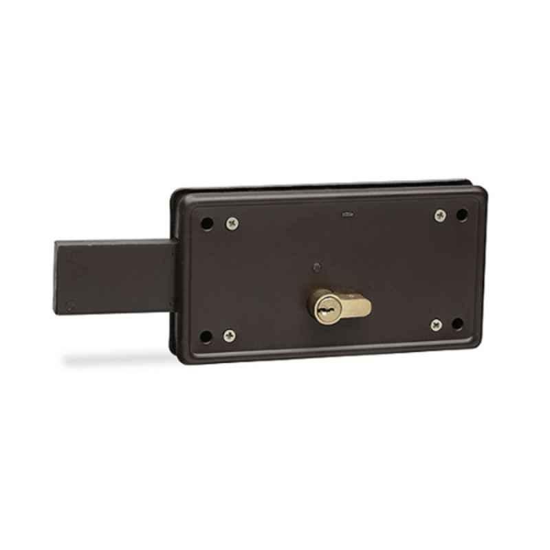 Smart Shophar Sleek Naugty Brass & Steel Side Shutter Lock, 54504-SSSS (Pack of 6)