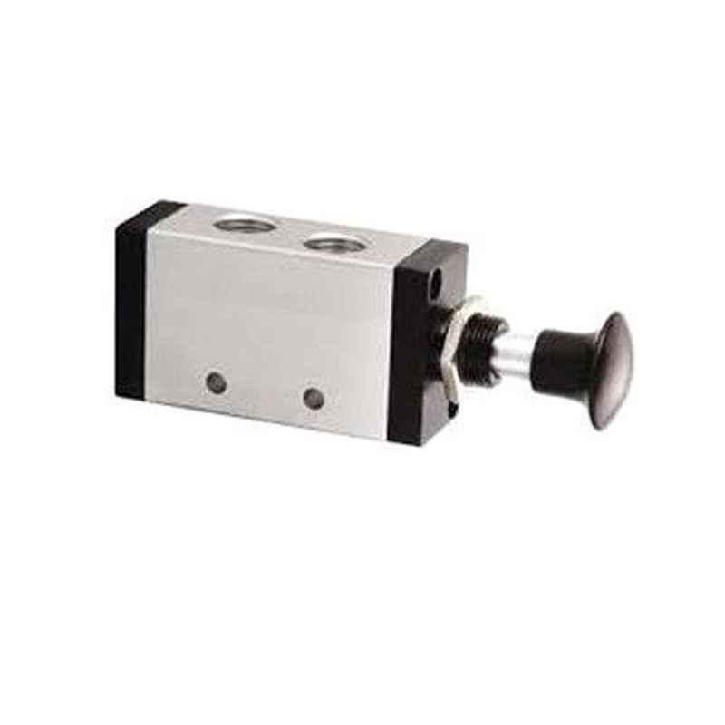 Techno 1/8 inch 5/2 Hand Draw Valve, 4R110-06