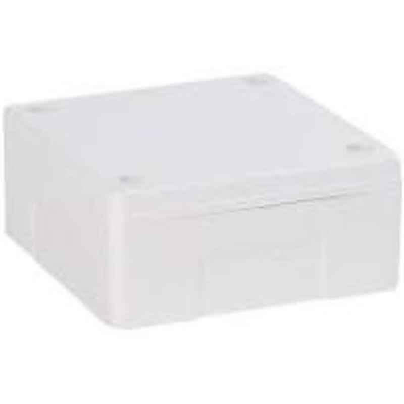 Boxy 4x4 inch PVC White Enclosure Box (Pack of 6)